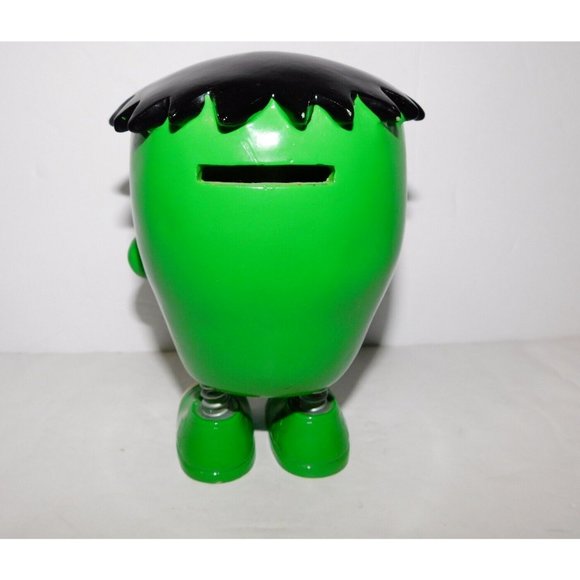 Cartoon Frankenstein Bobble Head Piggy Bank 6" Collectible - Picture 5 of 8
